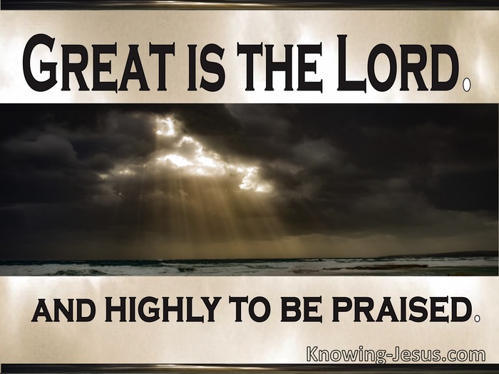 What Does Psalm 145 3 Mean 